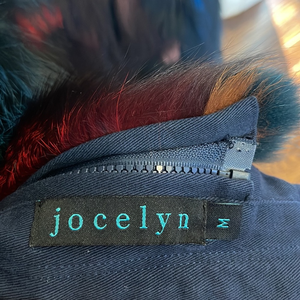 Jocelyn Fox fur Parka w/removable vest Sz M Beautiful π!!! - Picture 4 of 4